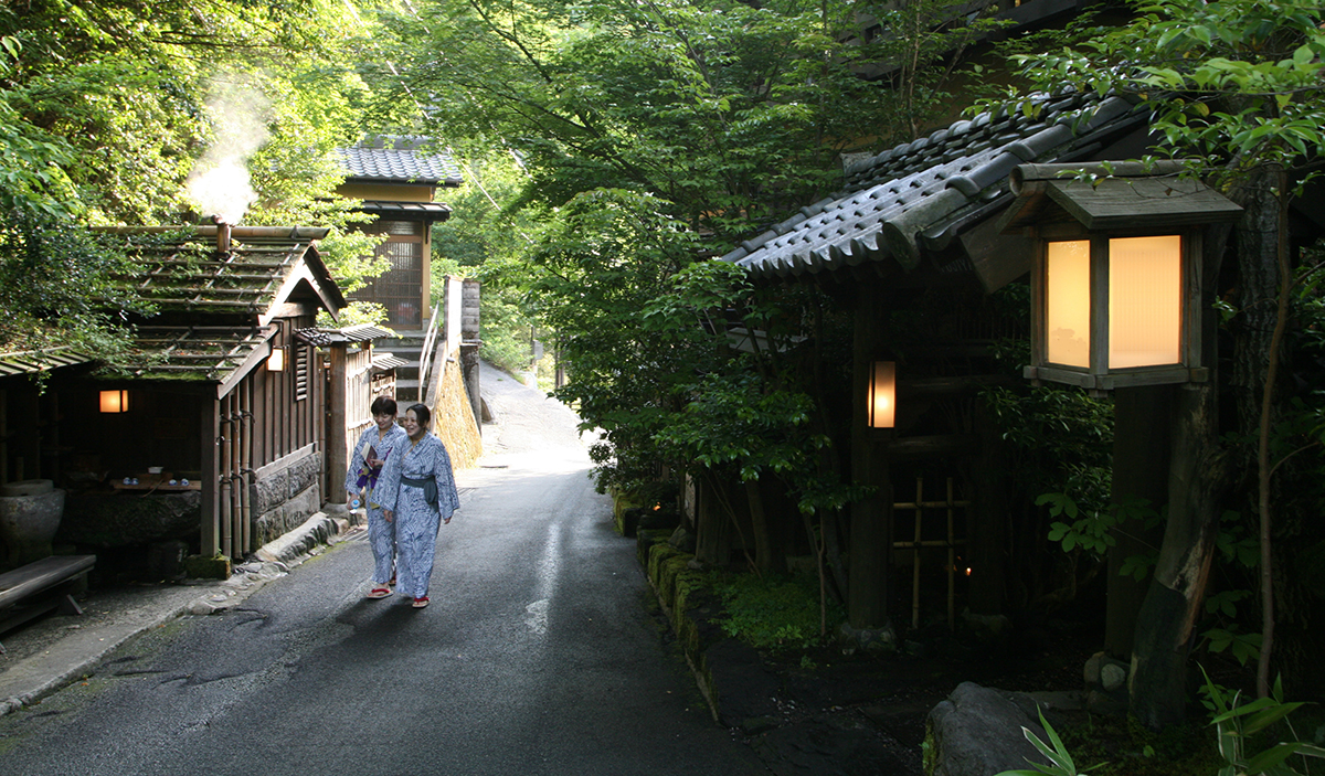 黒川温泉<br />
ゆるり散歩コース